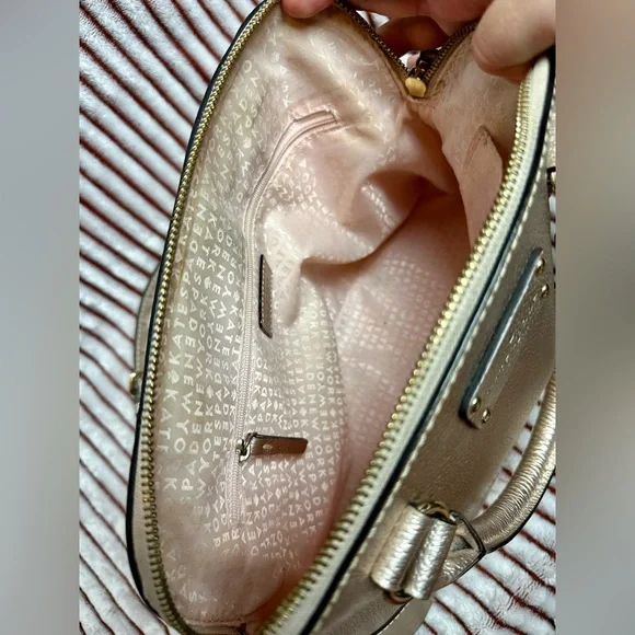 Kate Spade Rose Gold Cross Body Hand Bag - Picture 9 of 10